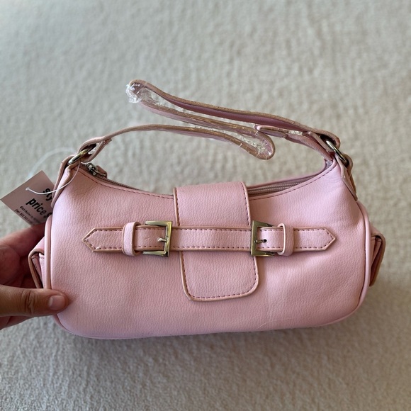 NWT Y2K Pink Baguette Shoulder Bag - Picture 3 of 16